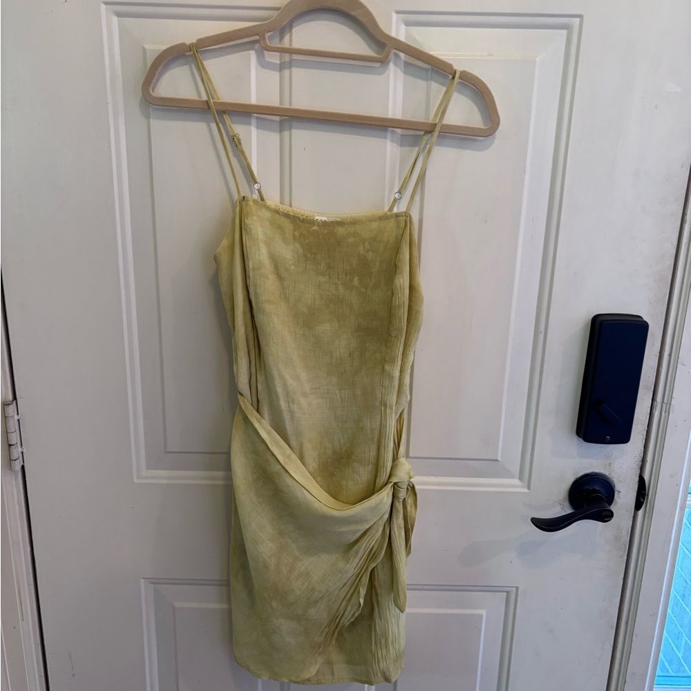 Anthropologie E&M Yellow Mini Dress - Picture 3 of 5